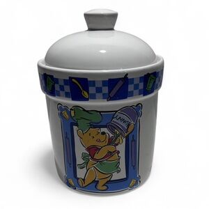 Vintage Treasure Craft Disney Large Winnie The Poo Cookie Jar or Canister